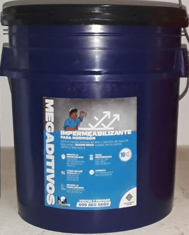 Megaditivo Impermeabilizante para hormigón 10Kg