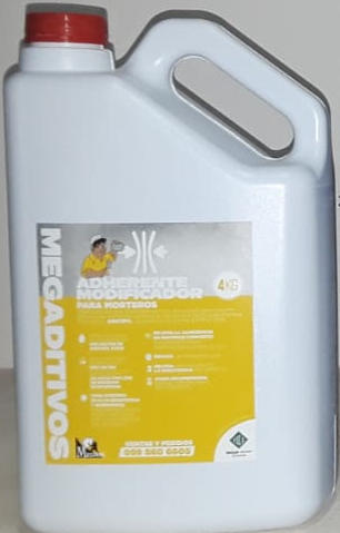 Megaditivo Adherente modificador para morteros 4Kg