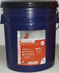 Super Plastificante Reductor de agua de alto poder 10Kg Megarok